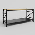 Longspan Work Bench - Steel Shelves