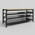 Longspan Work Bench - Steel Shelves