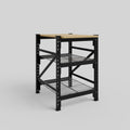 Longspan Work Bench - Steel Mesh Shelves
