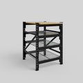 Longspan Work Bench - Steel Mesh Shelves