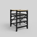 Longspan Work Bench - Steel Mesh Shelves