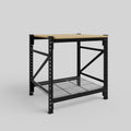 Longspan Work Bench - Steel Mesh Shelves
