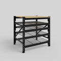 Longspan Work Bench - Steel Mesh Shelves