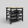 Longspan Work Bench - Steel Shelves