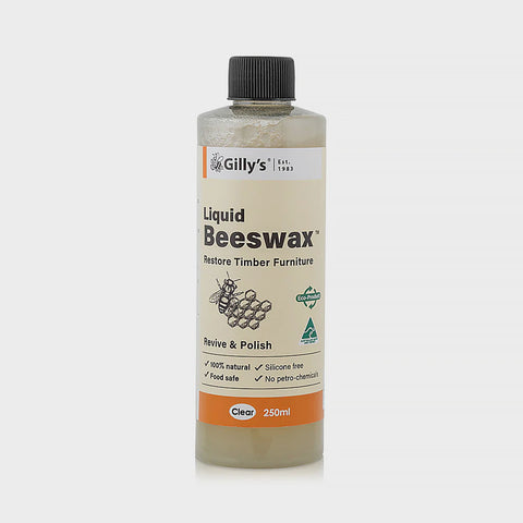 Gilly's Liquid Beeswax | For Raw Hoop Pine