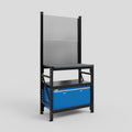 M1 Modular Work Bench - H2100mm x W1020mm | Laminate WBT | Blue