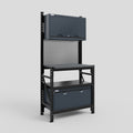 M1 Modular Work Bench - H2100mm x W1020mm | Laminate WBT | Dark Grey