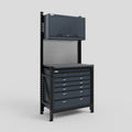 M1 Modular Work Bench - H2100mm x W1020mm | Laminate WBT | Dark Grey