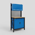 M1 Modular Work Bench - H2100mm x W1020mm | MDF WBT | Blue