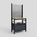 M1 Modular Work Bench - H2100mm x W1020mm | MDF WBT | Dark Grey