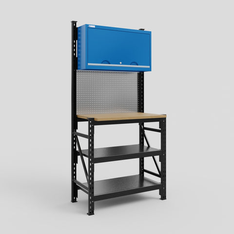 M1 Modular Work Bench - H2100mm x W1020mm | MDF WBT | Blue