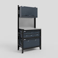 M1 Modular Work Bench - H2100mm x W1020mm | Stainless WBT | Dark Grey