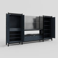 M121 Modular Work Bench - H2100mm x W3840mm | Laminate WBT | Dark Grey