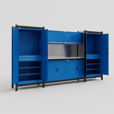 M121 Modular Work Bench - H2100mm x W3840mm