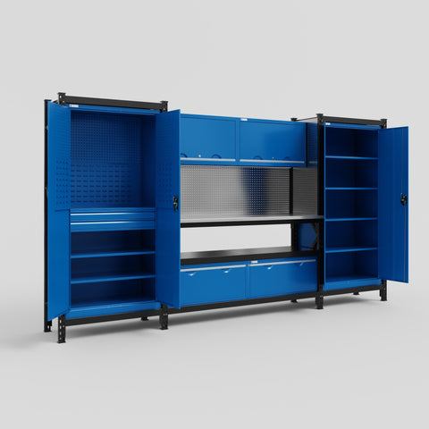 M121 Modular Work Bench - H2100mm x W3840mm