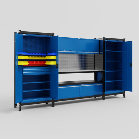 M121 Modular Work Bench - H2100mm x W3840mm