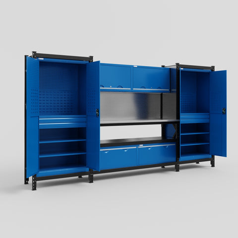 M121 Modular Work Bench - H2100mm x W3840mm