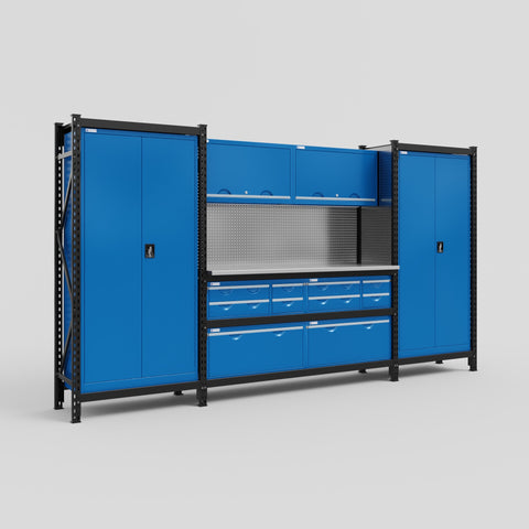 M121 Modular Work Bench - H2100mm x W3840mm
