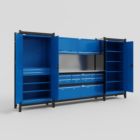 M121 Modular Work Bench - H2100mm x W3840mm