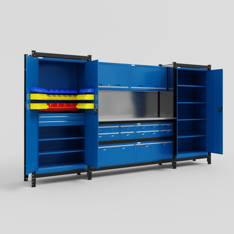 M121 Modular Work Bench - H2100mm x W3840mm