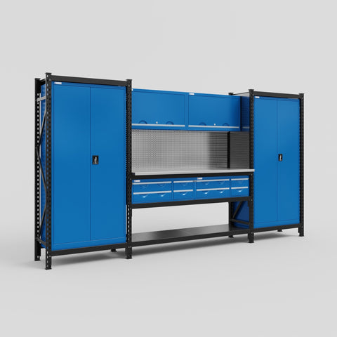 M121 Modular Work Bench - H2100mm x W3840mm