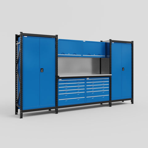M121 Modular Work Bench - H2100mm x W3840mm