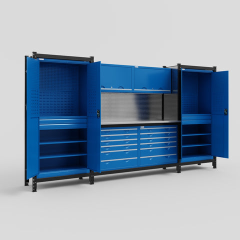 M121 Modular Work Bench - H2100mm x W3840mm