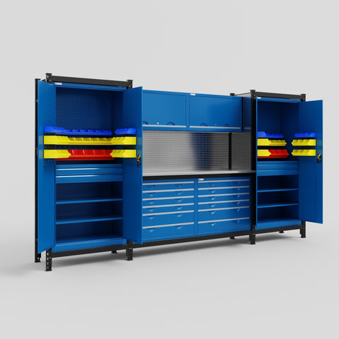 M121-2 Modular Work Bench - H2100mm x W3840mm