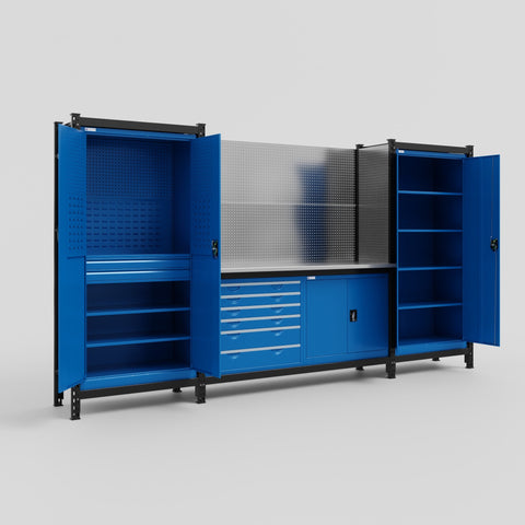 M121-2 Modular Work Bench - H2100mm x W3840mm