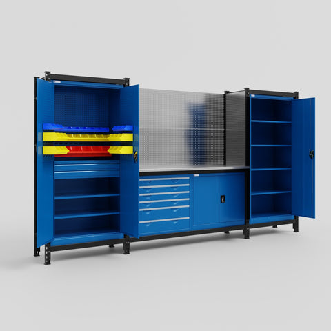 M121-2 Modular Work Bench - H2100mm x W3840mm