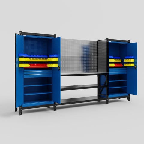 M121-2 Modular Work Bench - H2100mm x W3840mm