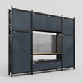 M121 Modular Work Bench - H3100mm x W3840mm | MDF WBT | Dark Grey