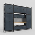 M121 Modular Work Bench - H3100mm x W3840mm | MDF WBT | Dark Grey