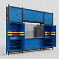 M121 Modular Work Bench - H3100mm x W3840mm