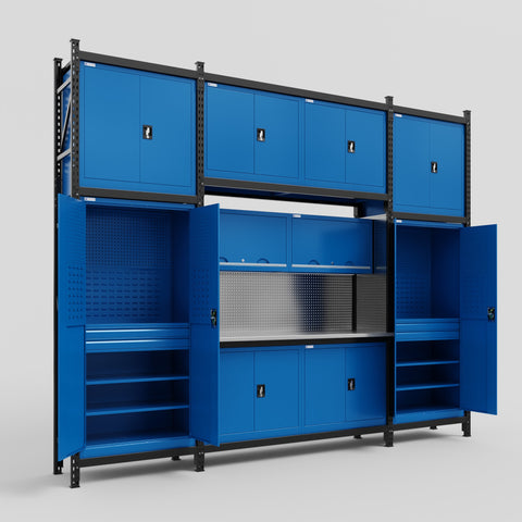 M121 Modular Work Bench - H3100mm x W3840mm
