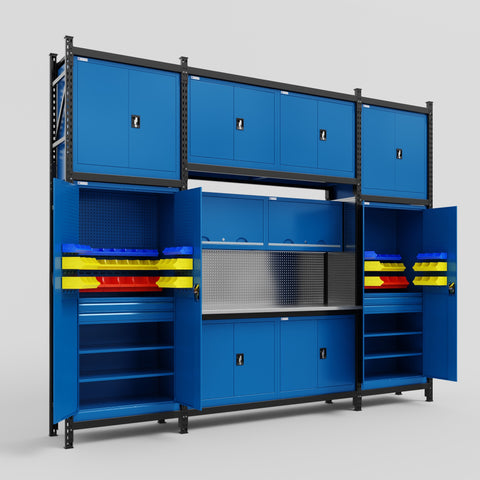 M121 Modular Work Bench - H3100mm x W3840mm