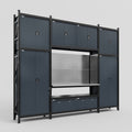 M121 Modular Work Bench - H3100mm x W3840mm | Stainless WBT | Dark Grey