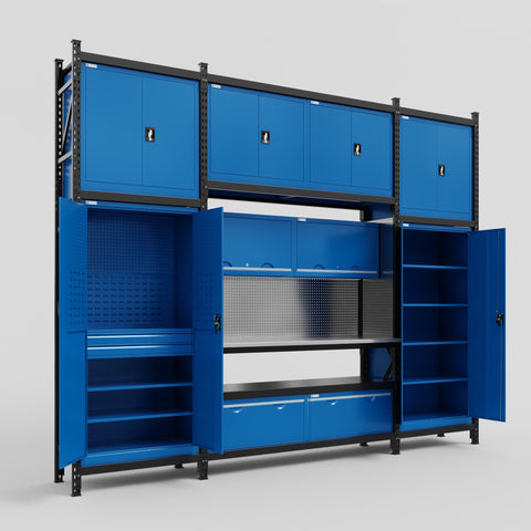 M121 Modular Work Bench - H3100mm x W3840mm
