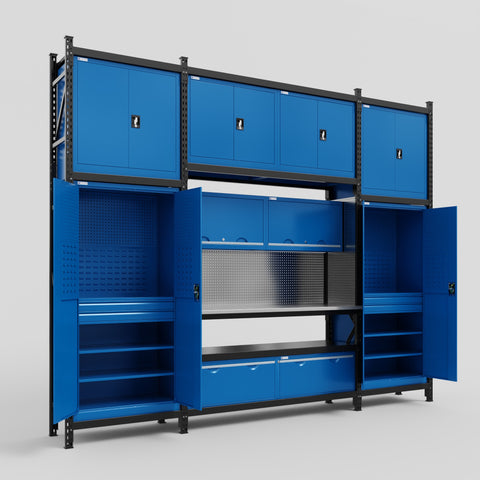 M121 Modular Work Bench - H3100mm x W3840mm