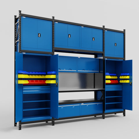 M121 Modular Work Bench - H3100mm x W3840mm