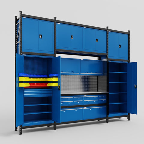 M121 Modular Work Bench - H3100mm x W3840mm