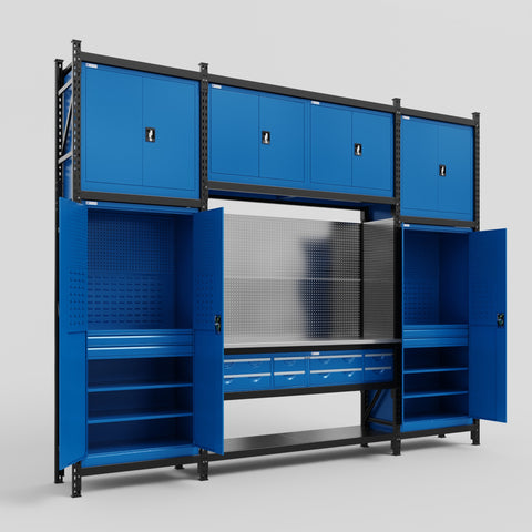 M121 Modular Work Bench - H3100mm x W3840mm