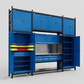 M121 Modular Work Bench - H3100mm x W3840mm