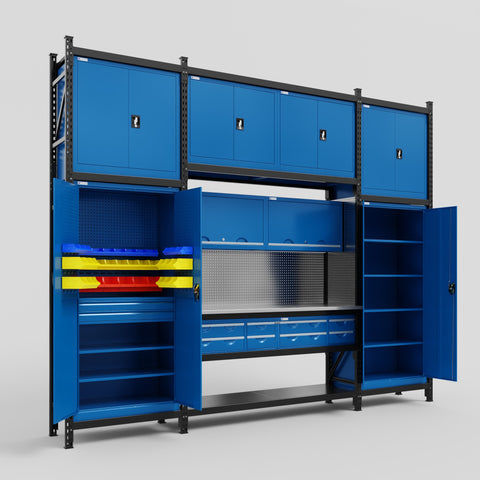 M121 Modular Work Bench - H3100mm x W3840mm