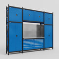 M121 Modular Work Bench - H3100mm x W3840mm