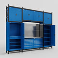 M121 Modular Work Bench - H3100mm x W3840mm
