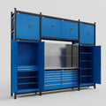M121 Modular Work Bench - H3100mm x W3840mm