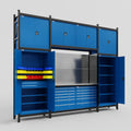 M121 Modular Work Bench - H3100mm x W3840mm
