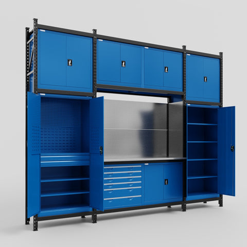 M121-3C Modular Work Bench - H3100mm x W3840mm