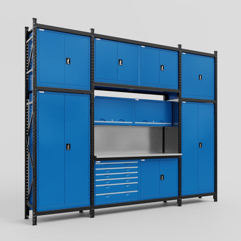 M121-3C Modular Work Bench - H3100mm x W3840mm